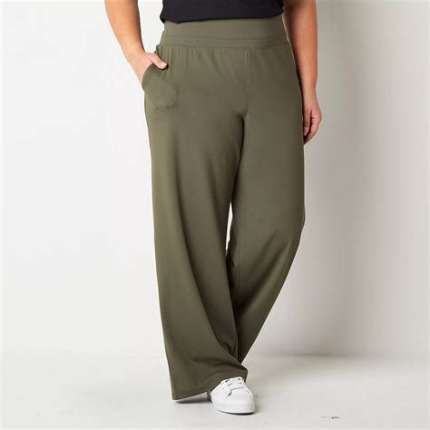 jcpenney plus pants|jcpenney pull on pants.